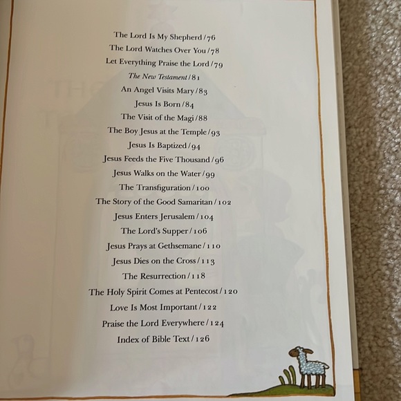 Hardcover Tomie dePaola’s book of Bible Stories - EC- SFH - Picture 7 of 9